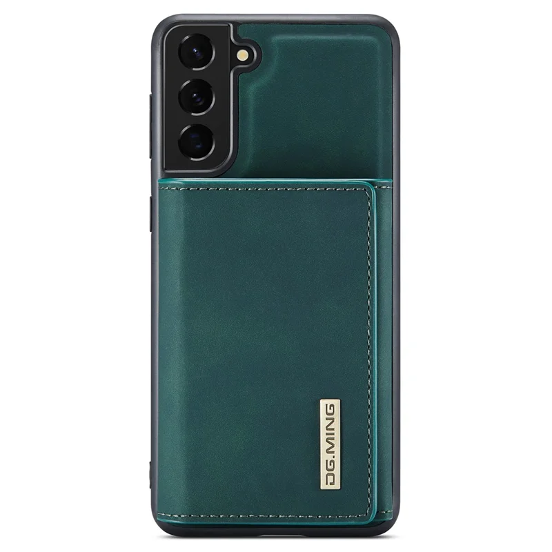 DG.MING M1 Series for Samsung Galaxy S24 Case Magnetic Wallet Kickstand Phone Cover - Green