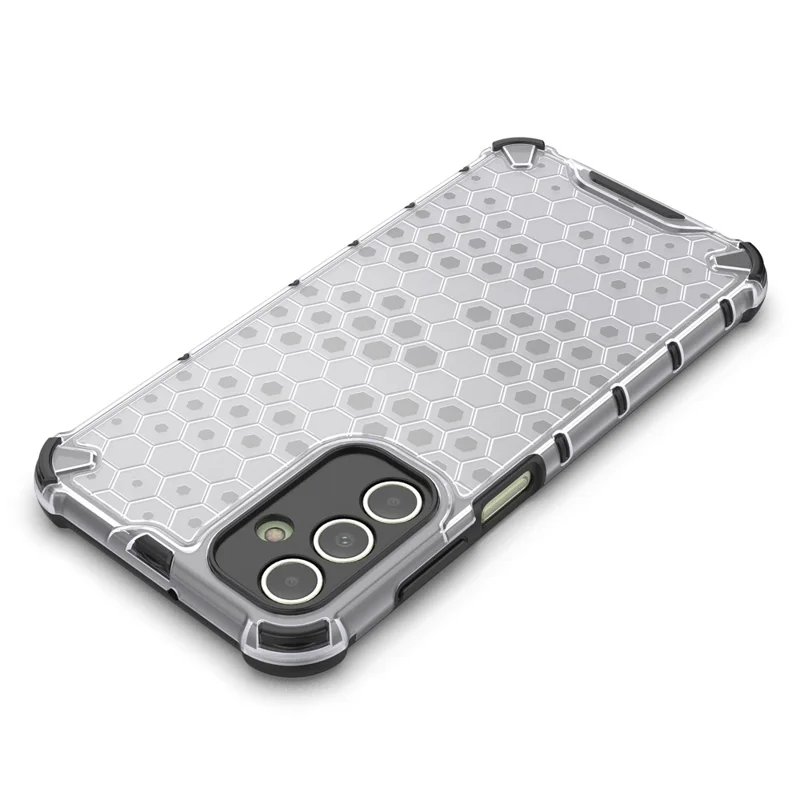 For Samsung Galaxy A15 4G Case TPU + PC Honeycomb Phone Cover - Blue