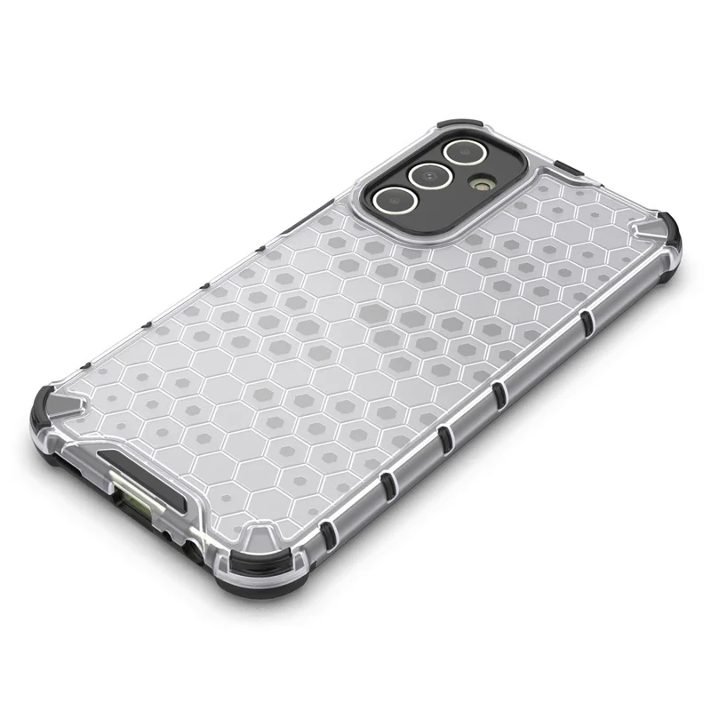 For Samsung Galaxy A15 4G Case TPU + PC Honeycomb Phone Cover - Blue