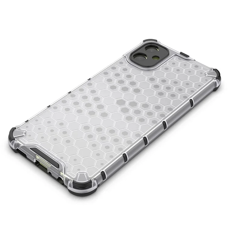 Per Samsung Galaxy A05 4G, custodia Honeycomb Design TPU+PC Back Cover - Grigio