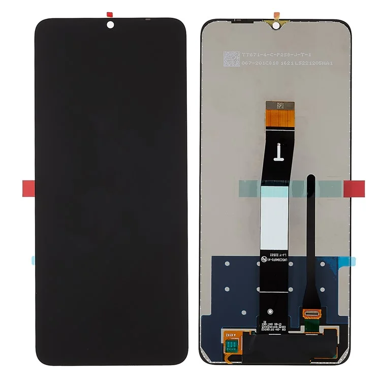 Para Xiaomi Redmi 12C 4G / Poco C55 4G Peça de Reposição da Tela LCD e Montagem do Digitalizador Grau B (sem Logotipo)