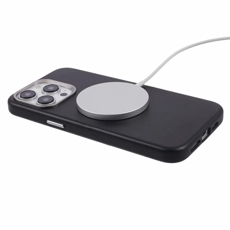 MUTURAL For iPhone 15 Pro Case Magnetic TPU+PC Phone Shell Compatible with MagSafe - Black