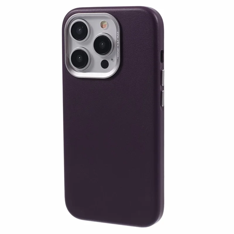 MUTURAL For iPhone 15 Pro Max Case Compatible with MagSafe Soft TPU+PC Shell Cover - Purple