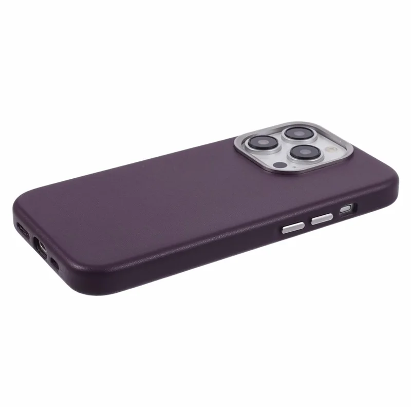 MUTURAL For iPhone 15 Pro Max Case Compatible with MagSafe Soft TPU+PC Shell Cover - Purple