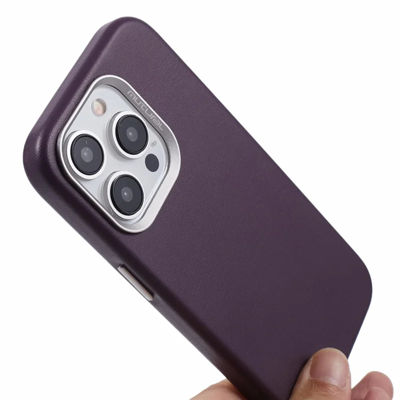 MUTURAL For iPhone 15 Pro Max Case Compatible with MagSafe Soft TPU+PC Shell Cover - Purple