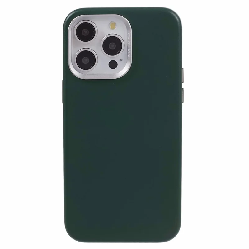 MUTURAL For iPhone 15 Pro Max Case Compatible with MagSafe Soft TPU+PC Shell Cover - Dark Green
