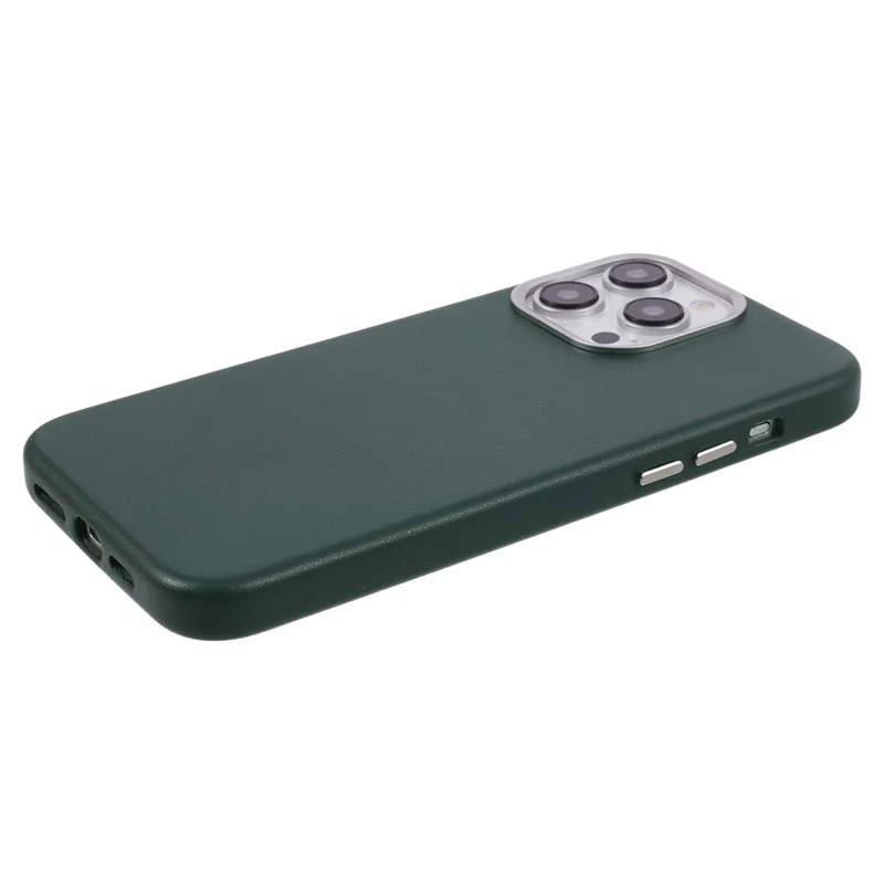 MUTURAL For iPhone 15 Pro Max Case Compatible with MagSafe Soft TPU+PC Shell Cover - Dark Green