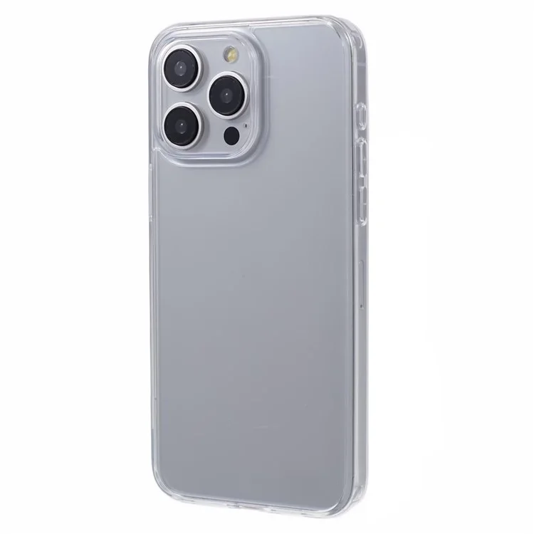 MUTURAL For iPhone 15 Pro Transparent Case TPU+PC Anti-scratch Phone Cover