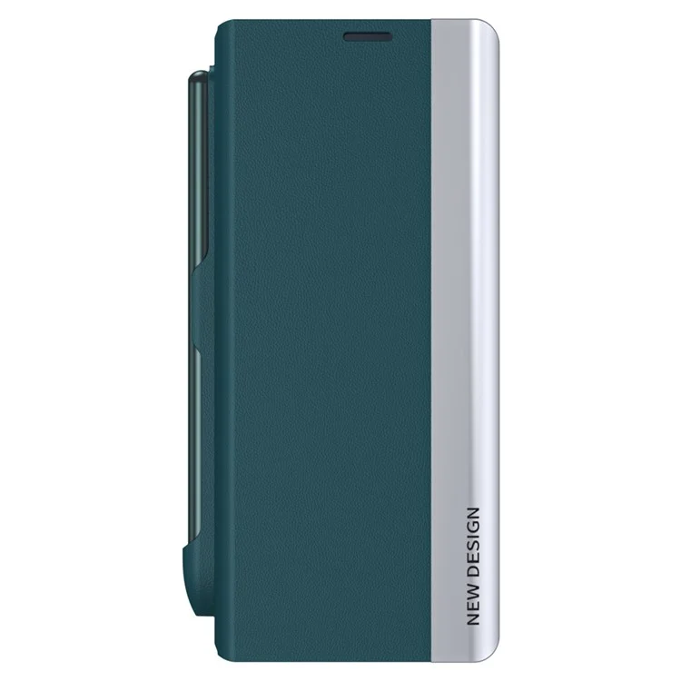 Para el OnePlus Open / Oppo Find N3 5G, funda de teléfono con electrochapado y soporte para bolígrafo - Verde