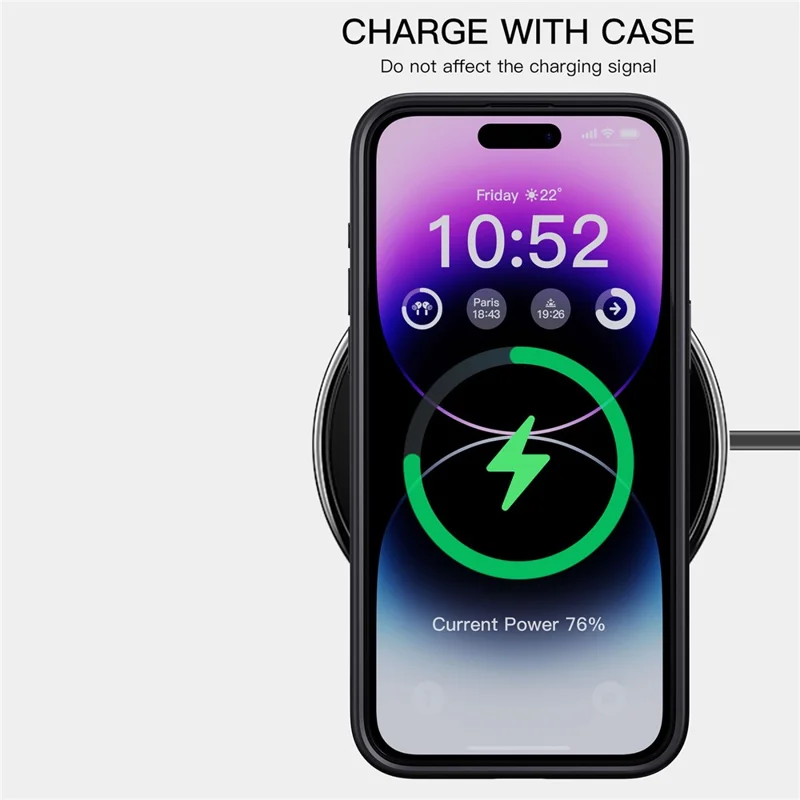 Cell Phone Cases for iPhone 15 Pro Max Bump Proof TPU+PC Cover - Blue