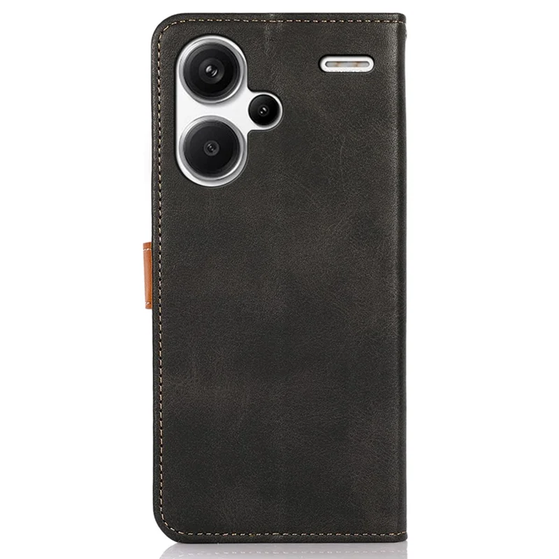 KHAZNEH Custodia per Xiaomi Redmi Note 13 Pro+ 5G in Pelle PU, Cover per Telefono - Nero