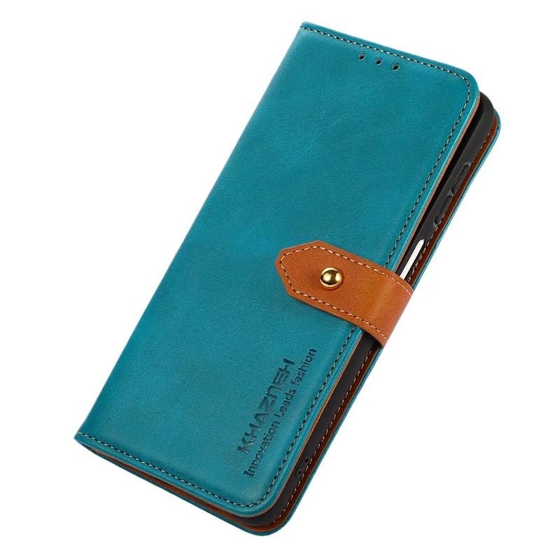 KHAZNEH Obudowa na telefon komórkowy Xiaomi Redmi Note 13 Pro+ 5G, etui z syntetycznej skóry PU - Niebieski