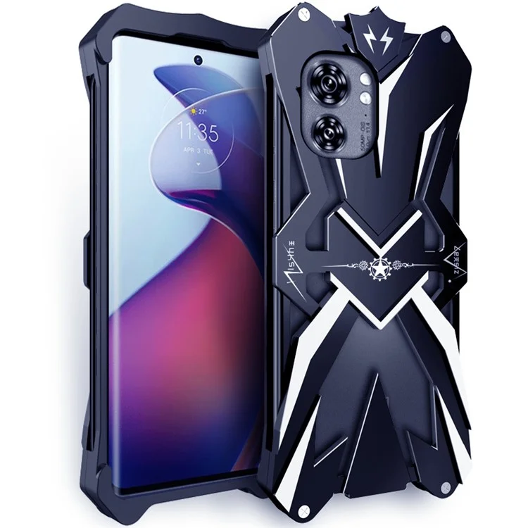 Capa à Prova de Choque para Motorola Edge (2023) 5G Capa Traseira de Alumínio