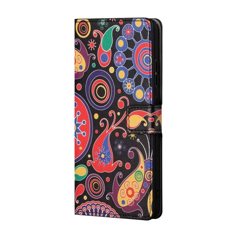 Pour étui en cuir PU pour Google Pixel 8a Flip Stand Phone Cover - Méduse