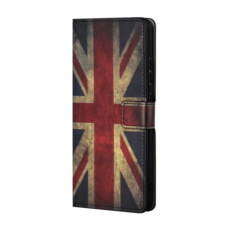 Per Google Pixel 8a Custodia in pelle PU Modello Flip Stand Phone Cover - Union Jack