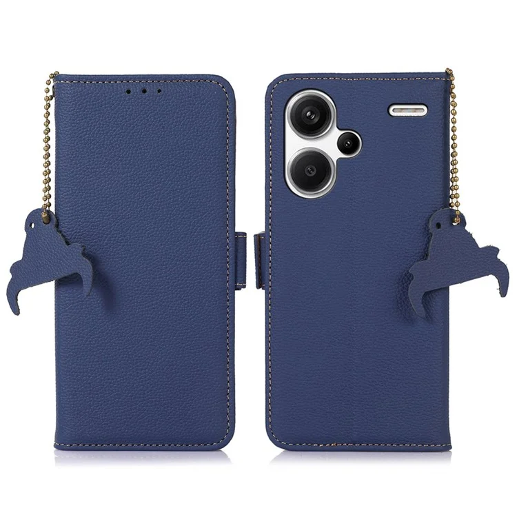 Чехол для телефона Xiaomi Redmi Note 13 Pro+ 5G с блокировкой RFID, откидной подставкой - Сапфир