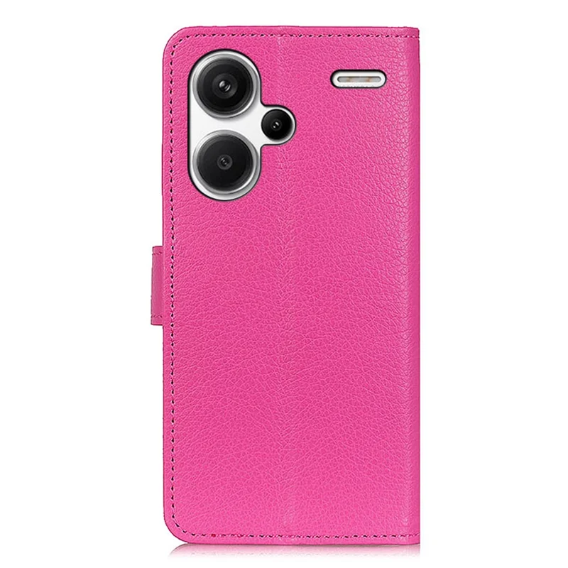 Étui pour téléphone portable Xiaomi Redmi Note 13 Pro+ 5G, étui portefeuille en cuir résistant aux chutes - Rose