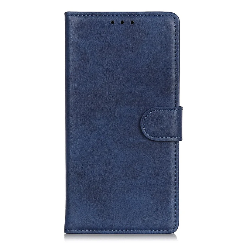 For Xiaomi Redmi Note 13 Pro+ 5G Cell Phone Cases Cowhide Texture Folio Flip PU Leather Cover - Blue
