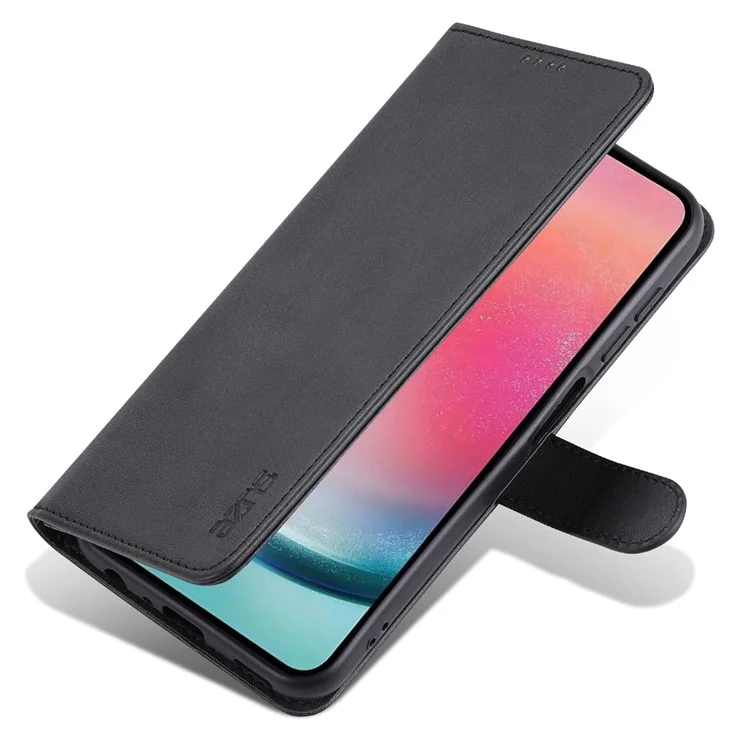 AZNS Pour Samsung Galaxy A05s 4G Étui de téléphone portable en cuir PU Housse portefeuille - Noir