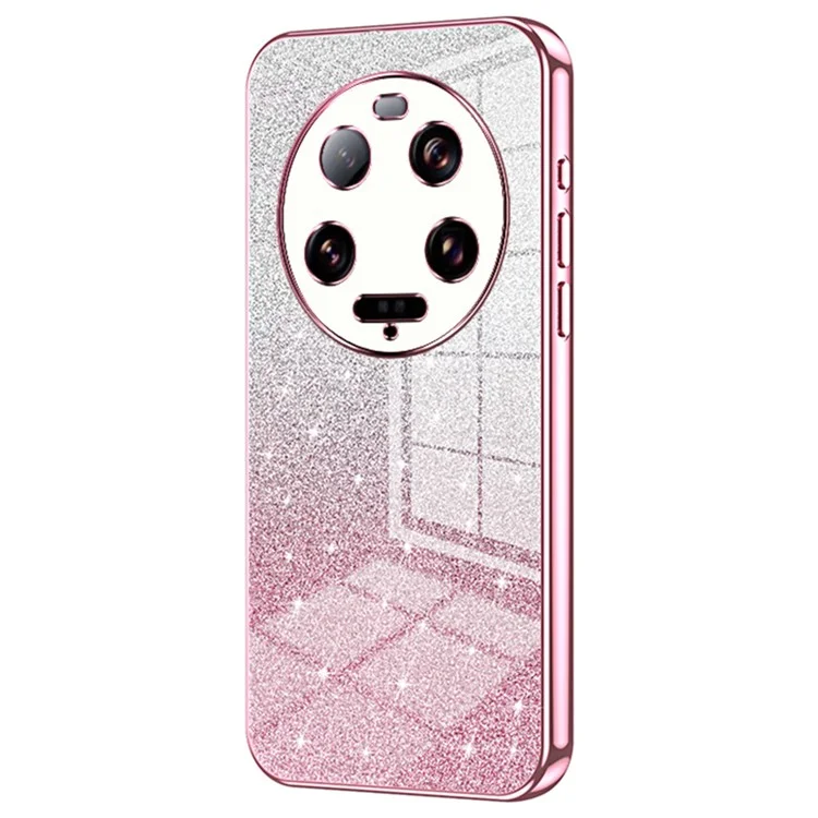 Para Xiaomi 13 Ultra Carcasa Posterior Anti-caída Corte Preciso Funda de Teléfono Móvil de TPU - Rosa