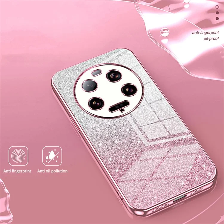 Para Xiaomi 13 Ultra Carcasa Posterior Anti-caída Corte Preciso Funda de Teléfono Móvil de TPU - Rosa