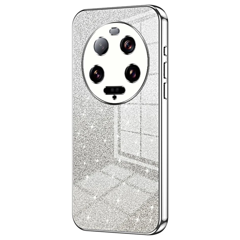 For Xiaomi 13 Ultra Back Shell Anti-fall Precise Cutout TPU Cell Phone Case - Silver