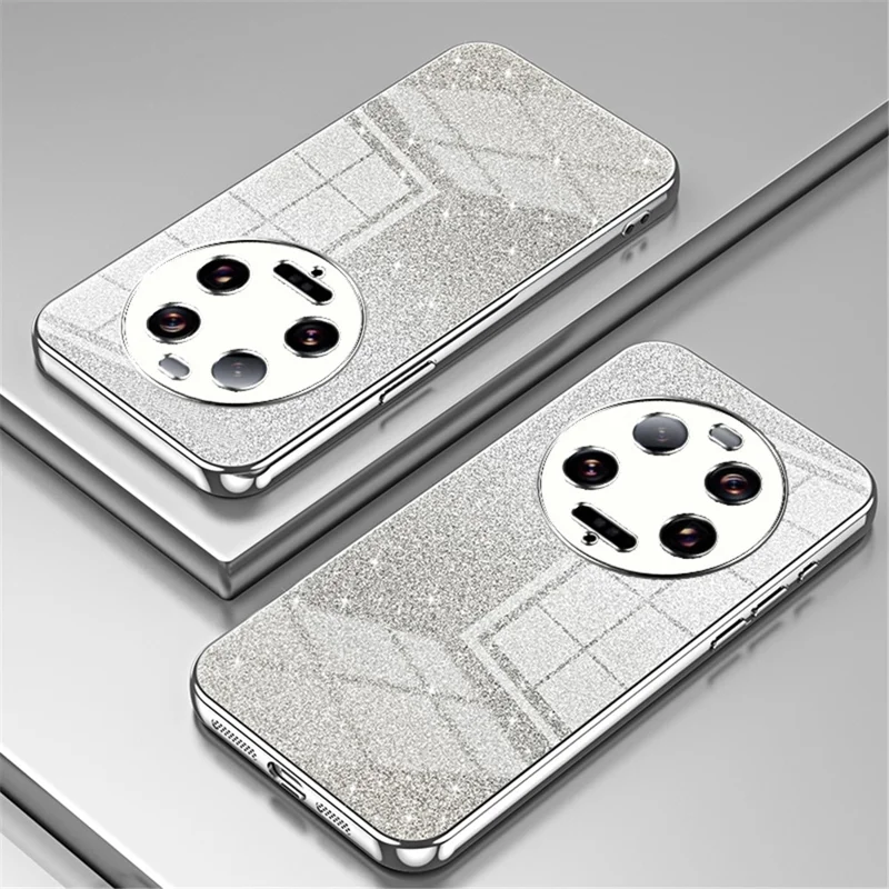 For Xiaomi 13 Ultra Back Shell Anti-fall Precise Cutout TPU Cell Phone Case - Silver