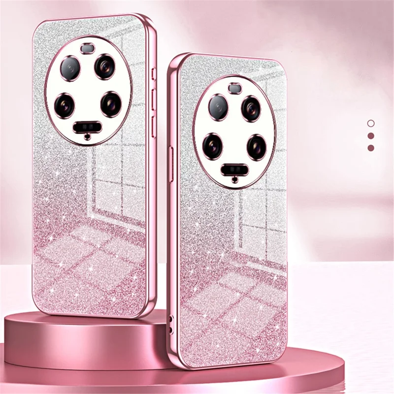 For Xiaomi 13 Ultra Back Shell Anti-fall Precise Cutout TPU Cell Phone Case - Silver