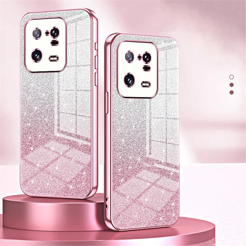 Für Xiaomi 13 Pro 5G Elektroplattierung Schale Präziser Ausschnitt TPU Handyhülle - Grün