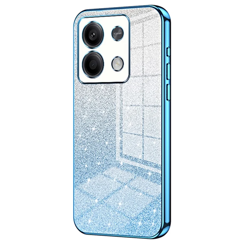 For Xiaomi Redmi Note 13 5G Glitter Design TPU Cover Precise Cutout Cell Phone Case - Blue