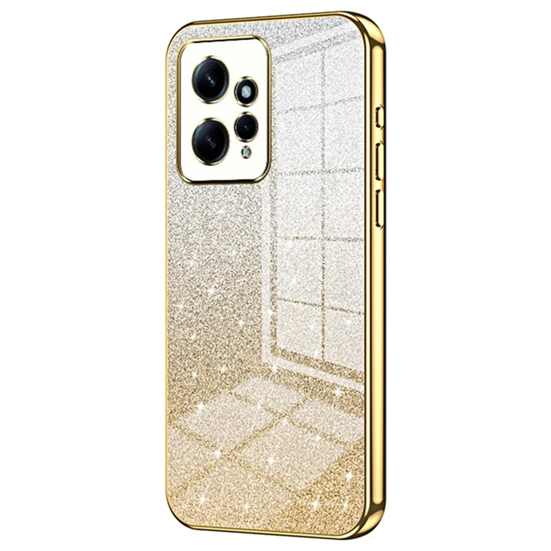 For Xiaomi Redmi Note 12 4G Cover Soft TPU Precise Cutout Cell Phone Case - Gold