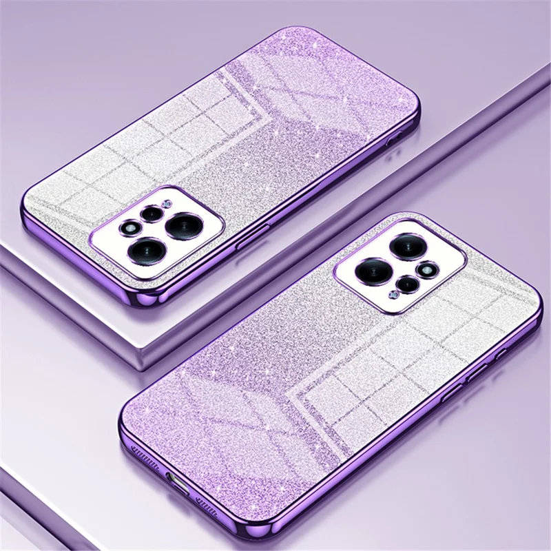 For Xiaomi Redmi Note 12 4G Cover Soft TPU Precise Cutout Cell Phone Case - Purple