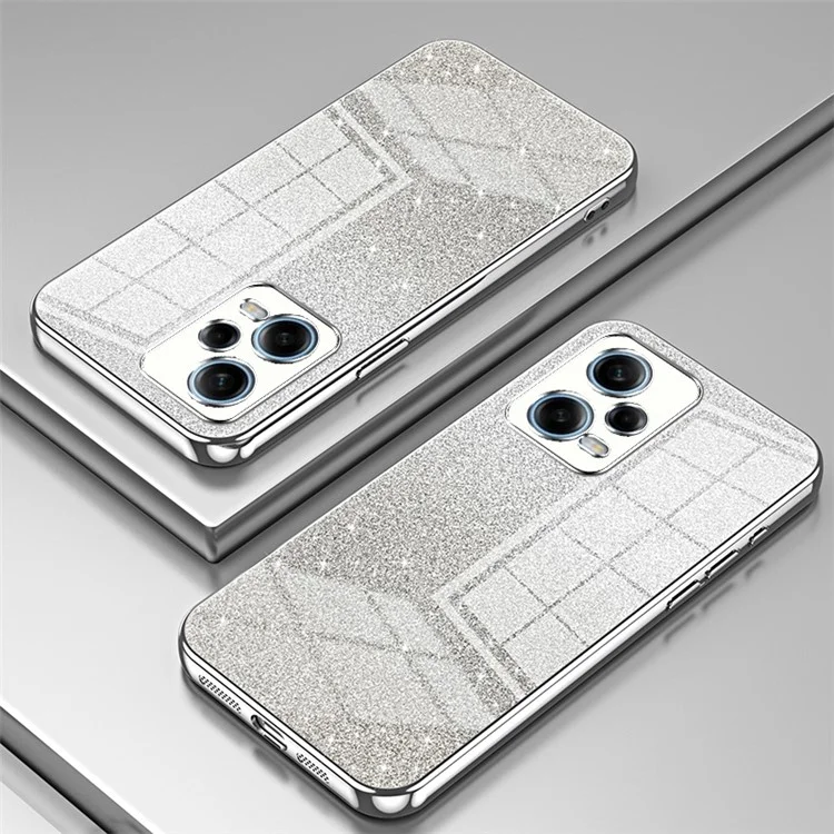 For Xiaomi Redmi Note 12 Pro 5G Soft TPU Shell Precise Cutout Cell Phone Case - Silver