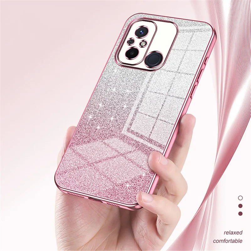 For Xiaomi Redmi 12C 4G Shockproof Shell Precise Cutout TPU Cell Phone Case - Purple