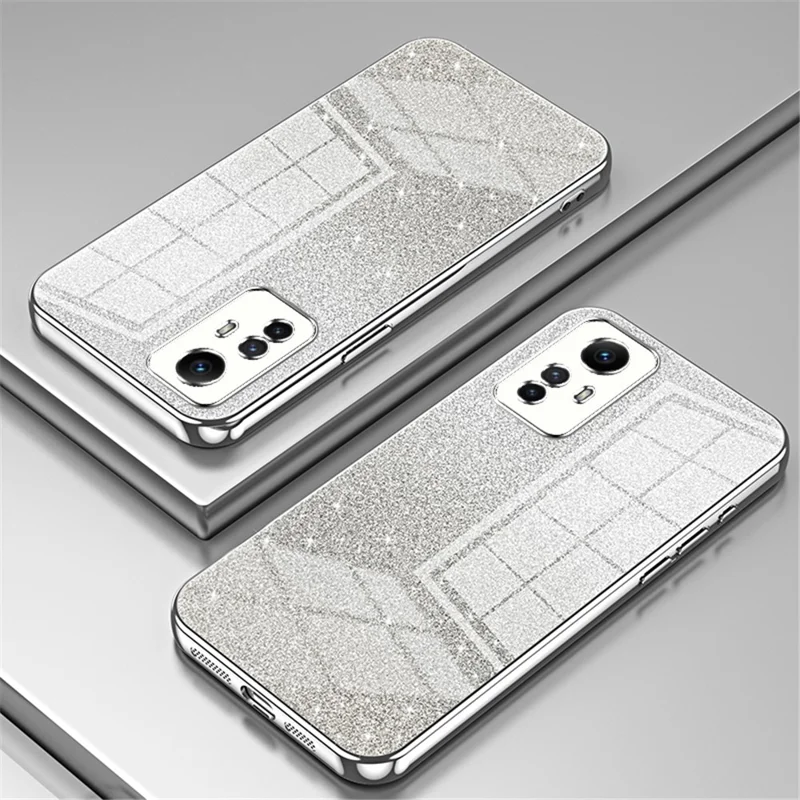 Custodia TPU per Xiaomi Redmi Note 12S 4G Taglio Preciso Resistente agli Urti - Argento