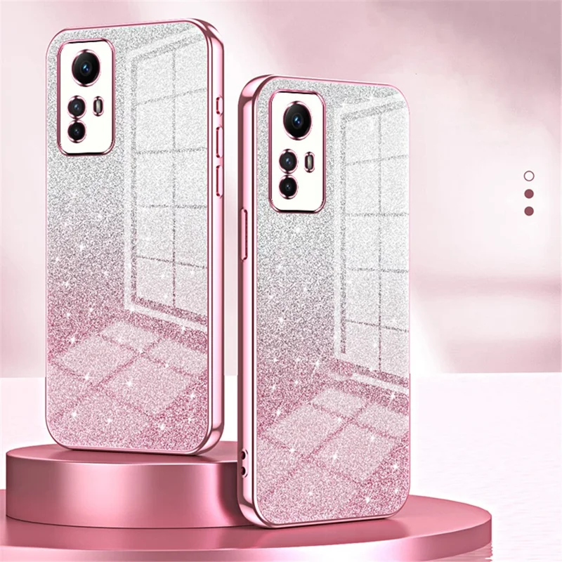 Custodia TPU per Xiaomi Redmi Note 12S 4G Taglio Preciso Resistente agli Urti - Argento