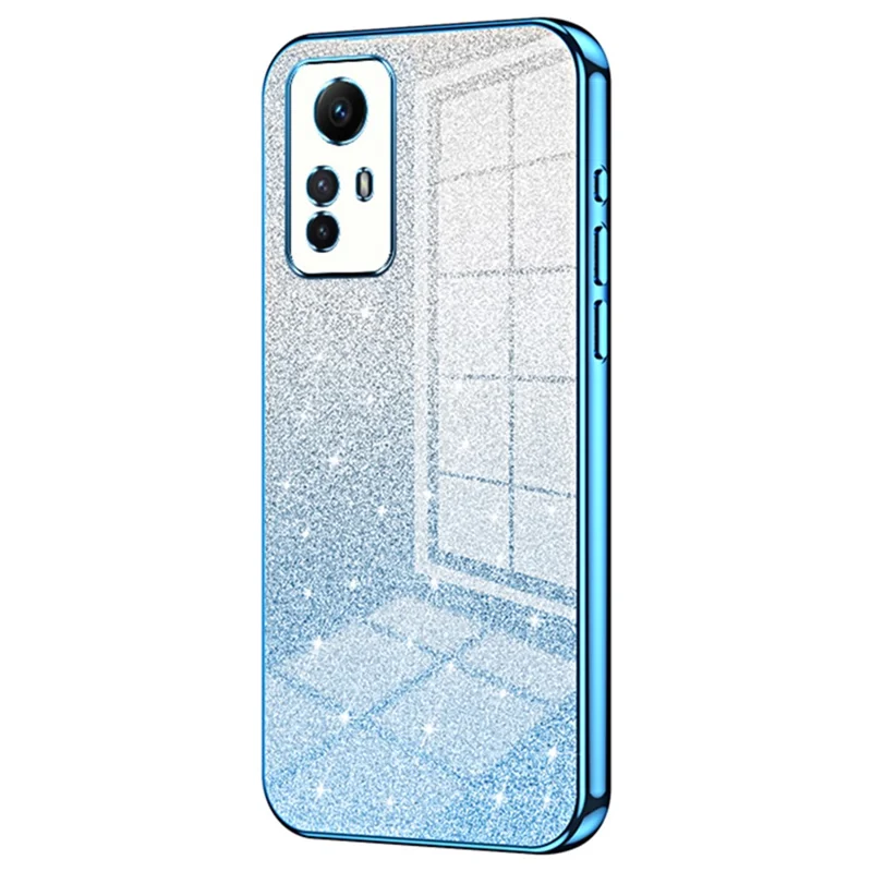 TPU Cover for Xiaomi Redmi Note 12S 4G Precise Cutout Bump Proof Cell Phone Case - Blue