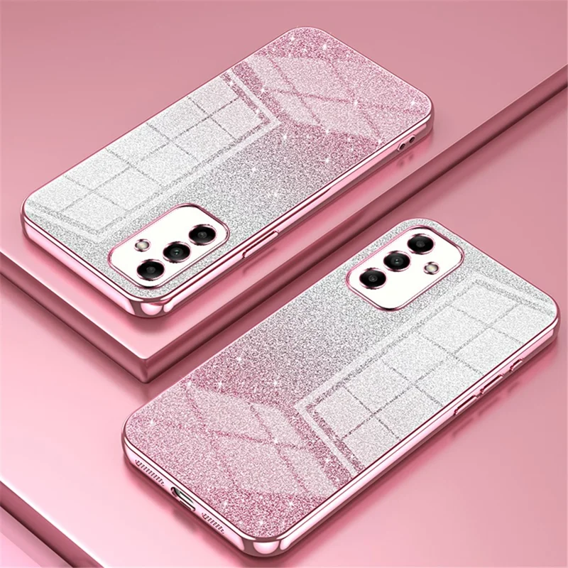 TPU Cover for Samsung Galaxy A05s 4G Precise Cutout Electroplating Cell Phone Case - Pink