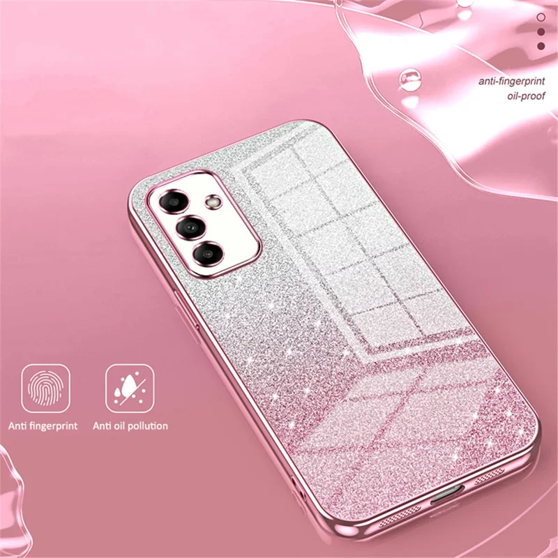 TPU Cover for Samsung Galaxy A05s 4G Precise Cutout Electroplating Cell Phone Case - Pink