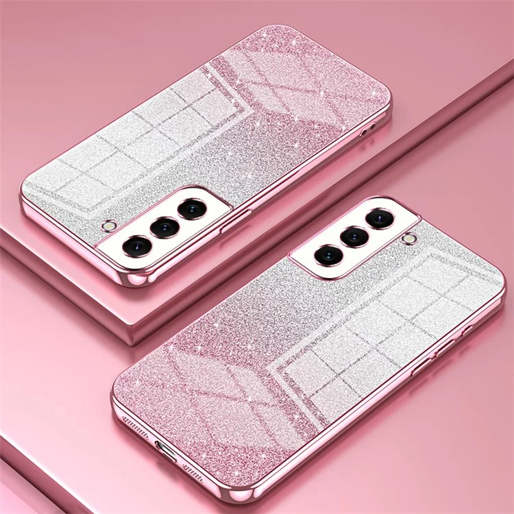 For Samsung Galaxy S22 5G Case Soft TPU Precise Cutout Smart Phone Cover - Pink