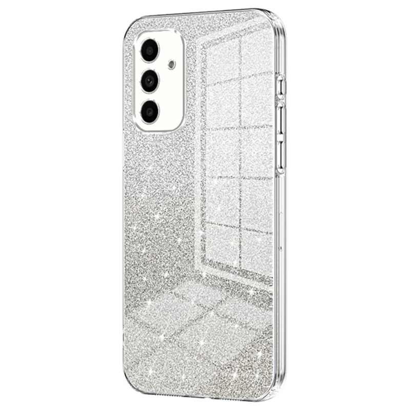 For Samsung Galaxy A14 5G / A14 4G Case Drop Proof Glitter Precise Cutout TPU Phone Shell - Transparent