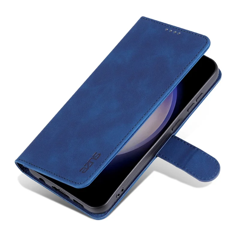 AZNS For Samsung Galaxy A05 4G Cell Phone Case PU Leather Wallet Cover with Stand - Blue