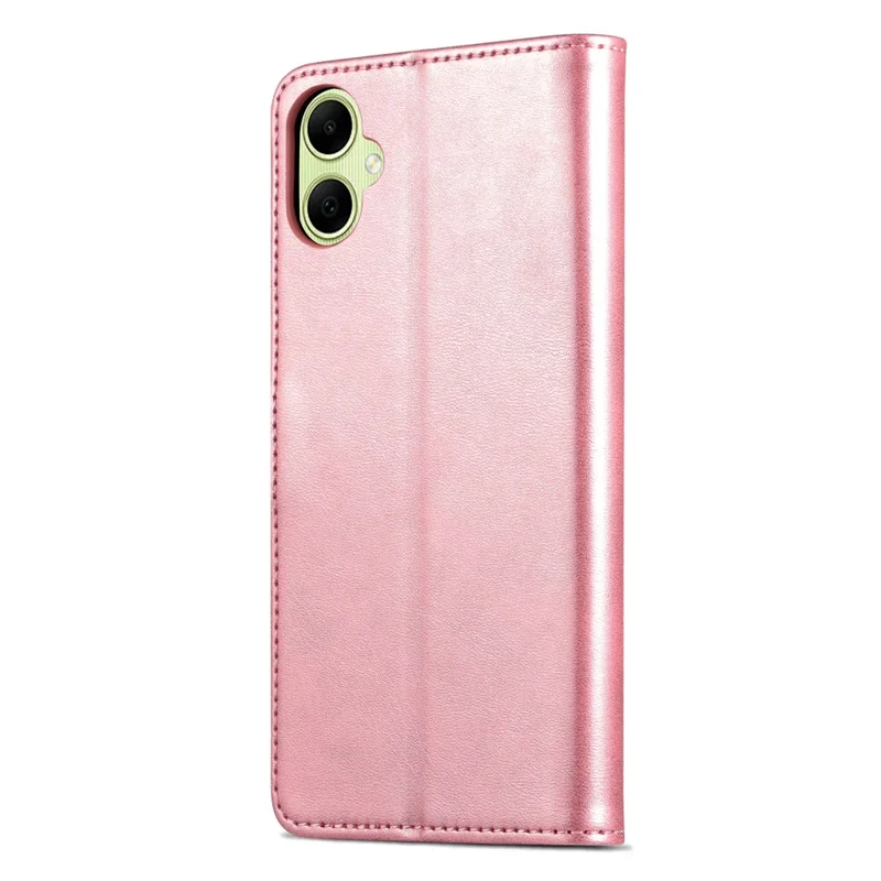 AZNS For Samsung Galaxy A05 4G Cell Phone Case PU Leather Wallet Cover with Stand - Rose Gold