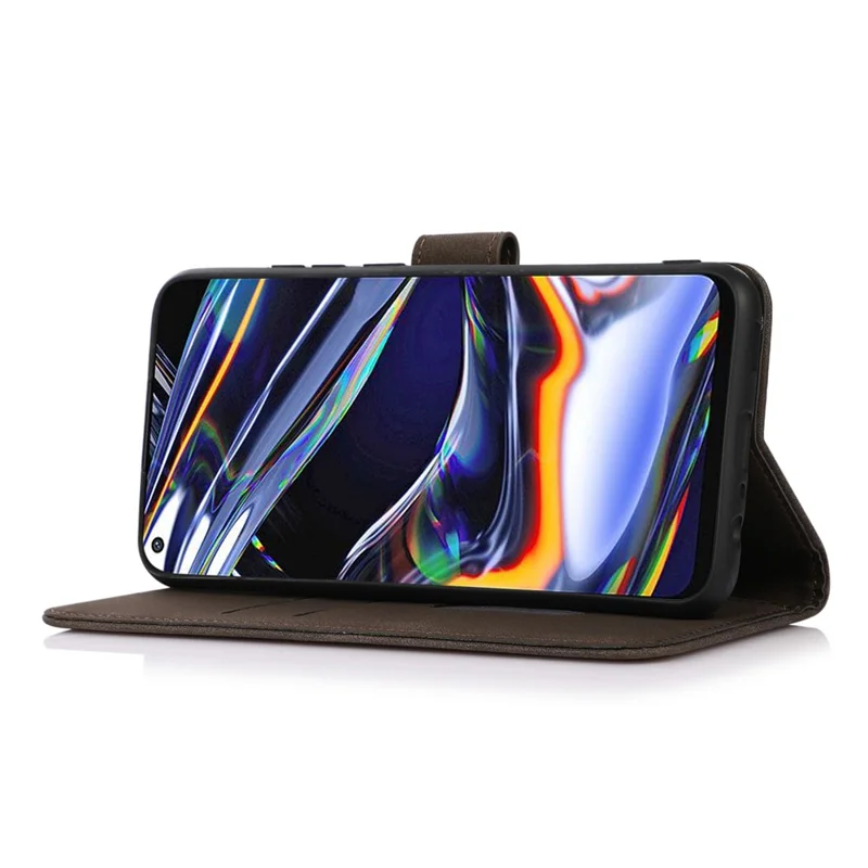 KHAZNEH For Xiaomi Redmi Note 13 Pro 5G / Poco X6 5G Cell Phone Case PU Leather Wallet Flip Cover - Brown