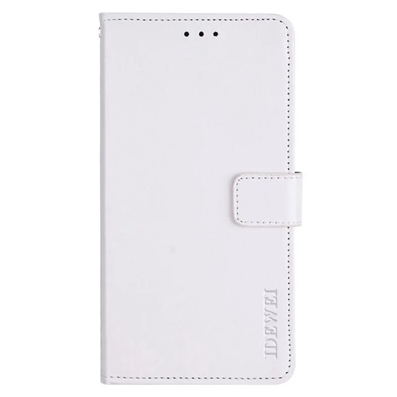 IDEWEI For AT&T Propel 5G Cell Phone Case Shockproof Flip Leather Wallet Cover - White