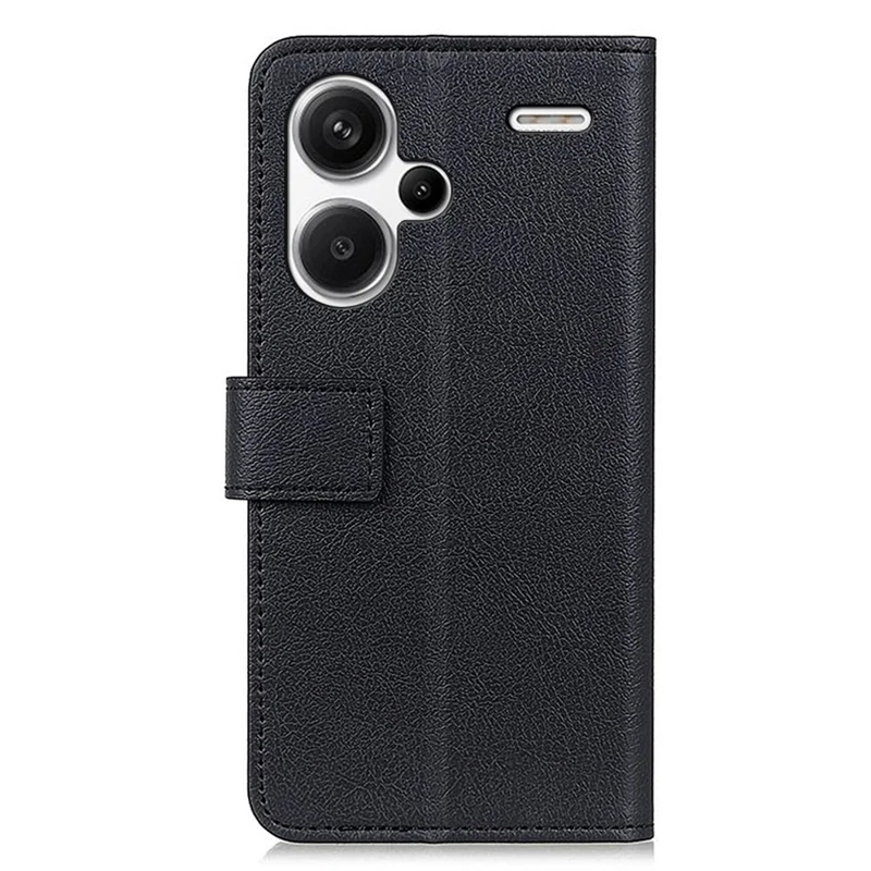 Для Xiaomi Redmi Note 13 Pro+ 5G Чехлы для сотовых телефонов Ударостойкий кожаный чехол - Черный