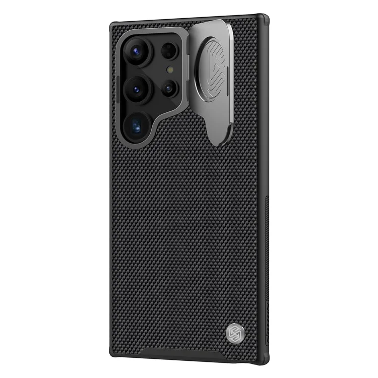 NILLKIN For Samsung Galaxy S24 Ultra Cell Phone Cases PC+TPU Textured Prop Protective Cover with Lens Lid