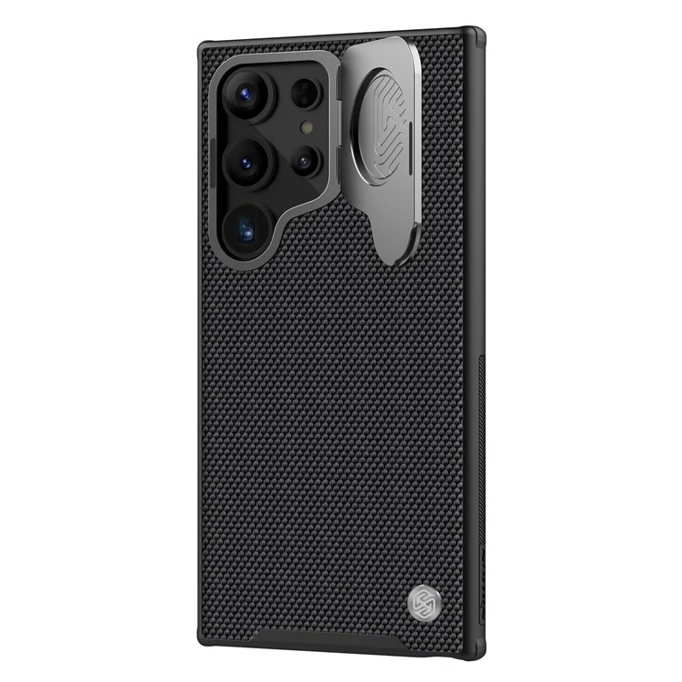 NILLKIN Für Samsung Galaxy S24 Ultra Hülle PC+TPU Magnetische Texturierte Prop Kickstand Handyhülle