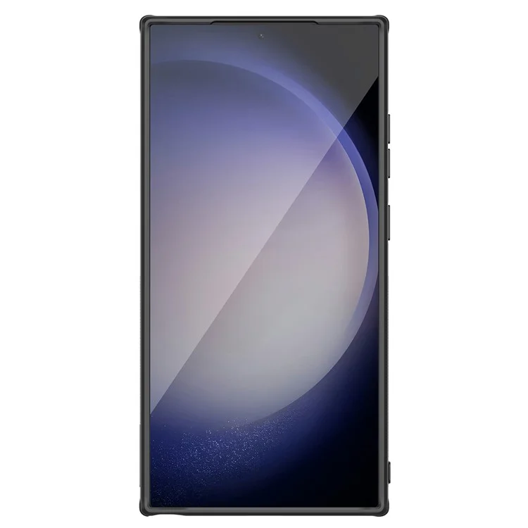 NILLKIN Für Samsung Galaxy S24 Ultra Hülle PC+TPU Magnetische Texturierte Prop Kickstand Handyhülle