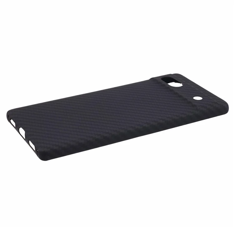 For Google Pixel 6a Black Case 1500D Coarse Texture Aramid Fiber Shockproof Phone Shell with Precise Cutout
